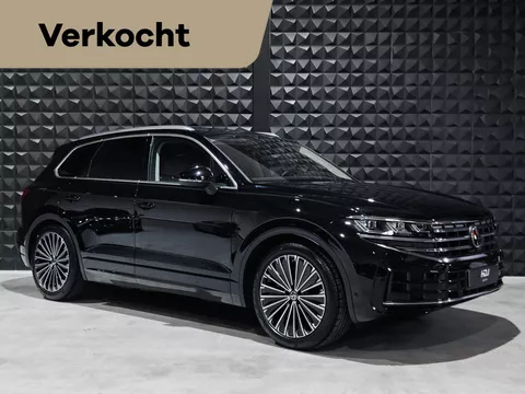 Volkswagen Touareg 3.0 TSi eHybrid 4MOTION Elegance Face Lift | 93km!! | Luchtv. | Pano | Dynaudio | Trekh. | HUD | Stoelvent. + massage | 21 " Volkswagen Touareg 3.0 TSi eHybrid 4MOTION Elegance Face Lift | 93km!! | Luchtv. | Pano | Dynaudio | Trekh. | HUD | Stoelvent. + massage | 21 "