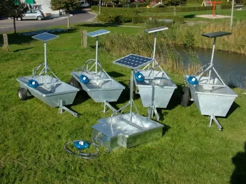 Onbekend Waterbakken op zonne energie van 200 tot en met 90