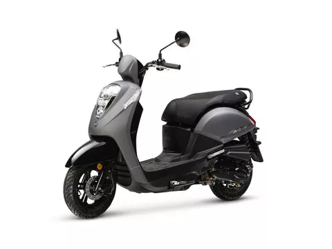 Sym Mio 50i E5 Mat Grijs / Mat Zwart