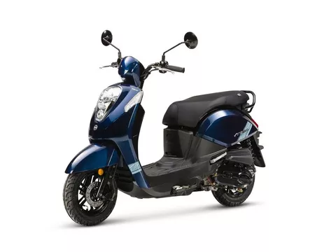 Sym Mio 50i E5 Blauw/Zwart