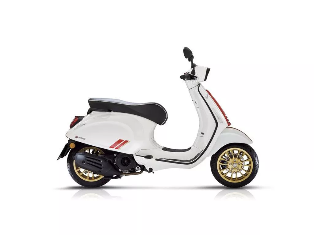 Vespa Sprint Racing Sixties 50 E5 Wit/Rood