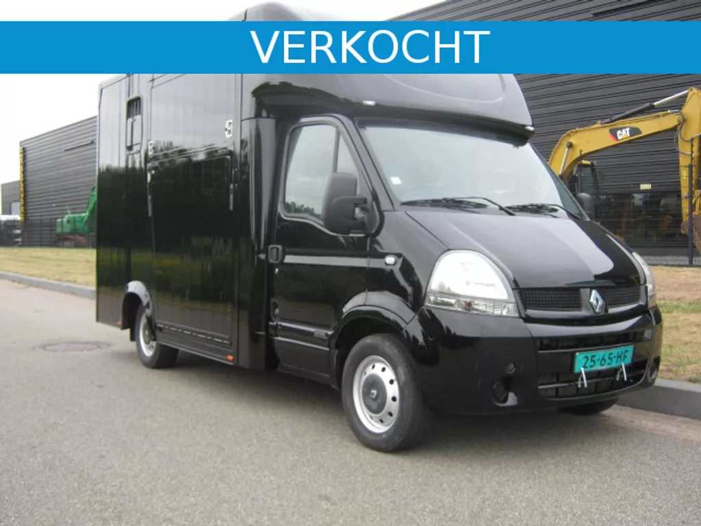 Renault MASTER 2.5 dCi Paardenvrachtwagen B rijbewijs