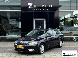 &Scaron;koda Octavia 1.6 TDI 81KW H6 Combi 2014 Zwart ECC/LMV/NAP!