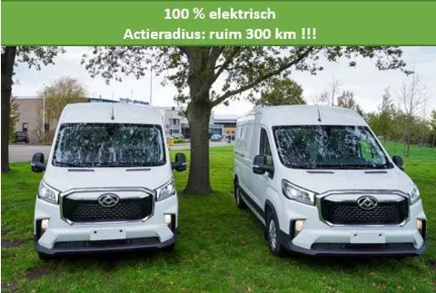 Maxus 100% elektrische eDeliver9 L3H2 / 89 kWh / 300 Km actieradius !!
