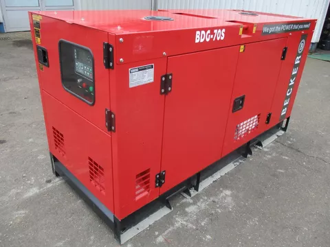 Becker BDG-70S , New Diesel generator , 70 KVA, 3 Phase, 2 pieces in stock