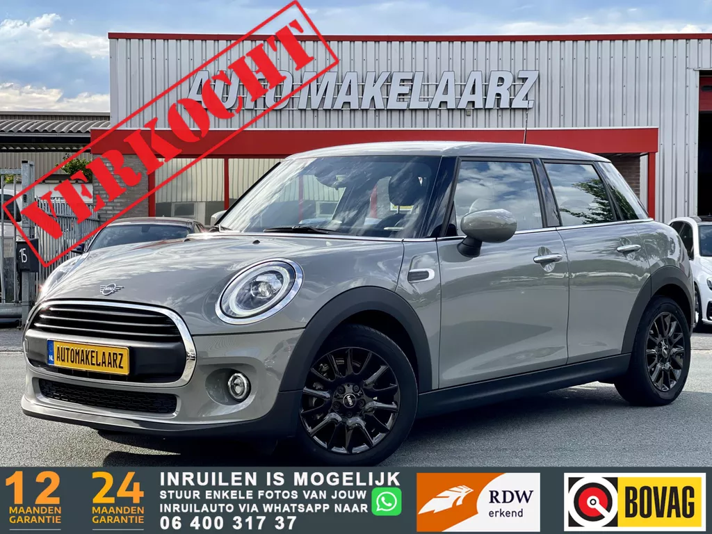 MINI Cooper 1.5 One AUTOMAAT CarPlay LED 5D 2JAAR GARANTIE Mini Cooper 1.5 One AUTOMAAT CarPlay LED 5D 2JAAR GARANTIE
