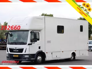 MAN TGL 8.190 Robrise Horsetruck 2 Pferde + Wohnmobil Camera 61.047 KM!