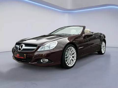 Mercedes-benz Sl 350 Elektr. Stoelen+MEM, Stoelverwarming, Leder, 19&quot; Lichtmetalenvelgen, Bluetooth, Multifunctioneel stuurwiel (MET GARANTIE*)