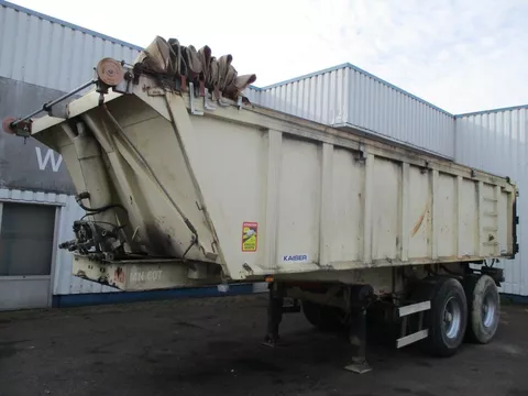 Kaiser 2 axle , Steel tipper trailer , Drum Brakes , Spring Suspension