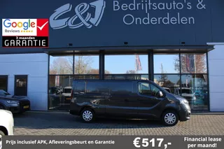 Renault Trafic 2.0 dCi 145 L2H1 automaat navi luxe lease 517,- p/md