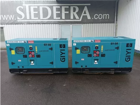 Diversen Giyi GY50 , 62.5 Kva , New Diesel Generator . 3 Phase , 2 Pieces in stock