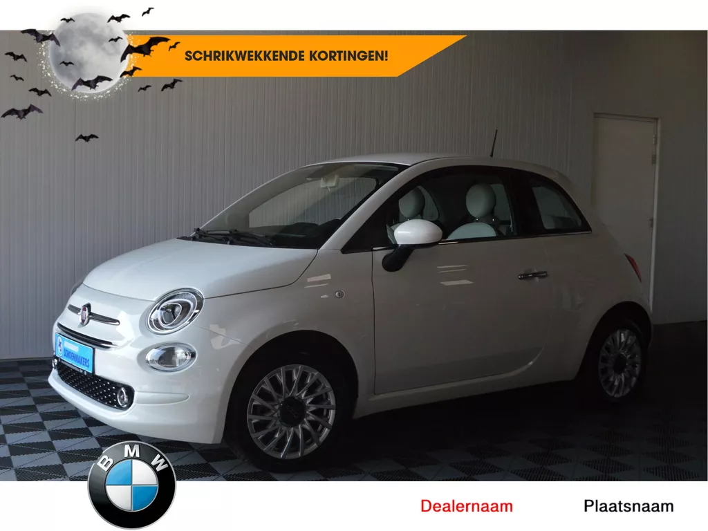Fiat 500 1.2 Lounge 10x BIG-NAVI CRUISE PDC CLIMA LMV DAB FABRIEKSGARANTIE!!