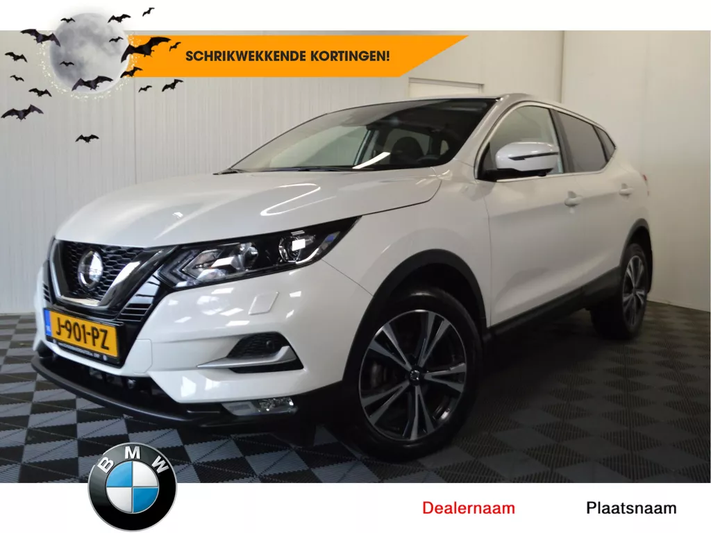 Nissan QASHQAI 1.3 DIG-T N-Connecta 160pk! 1500kg TREKGEWICHT!! NAVI 360-CAMERA CRUISE DAB CLIMA 2xPDC 18&quot;LMV FABRIEKSGARANTIE!!
