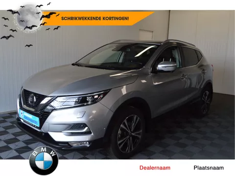 Nissan QASHQAI 1.3 DIG- Tekna NAVI 360-CAMERA HALFLEER CRUISE CLIMA 2xPDC FABRIEKSGARANTIE!!