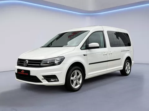 Volkswagen Caddy Maxi 5 Persoons 1.4 TGI Comfortline Cruise Control/Apple Carplay/Park Sens V+A/Bluetooth/Elktr. Ramen/Airco/Navigatie/Isofix/(MET GARANTIE*)