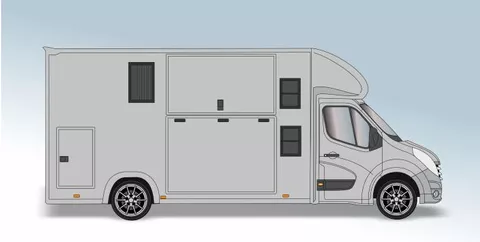 Renault Master T35 2.3 dCi L4 Paardenvrachtwagen