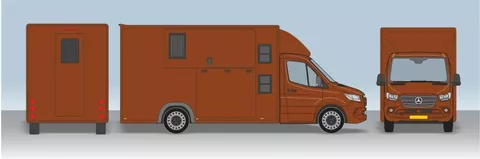 Mercedes-Benz Sprinter Paardenvrachtwagen B Rijbewijs NIEUW