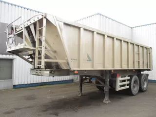 Stas 2 Axle , tipper trailer , spring suspension, Drum brakes