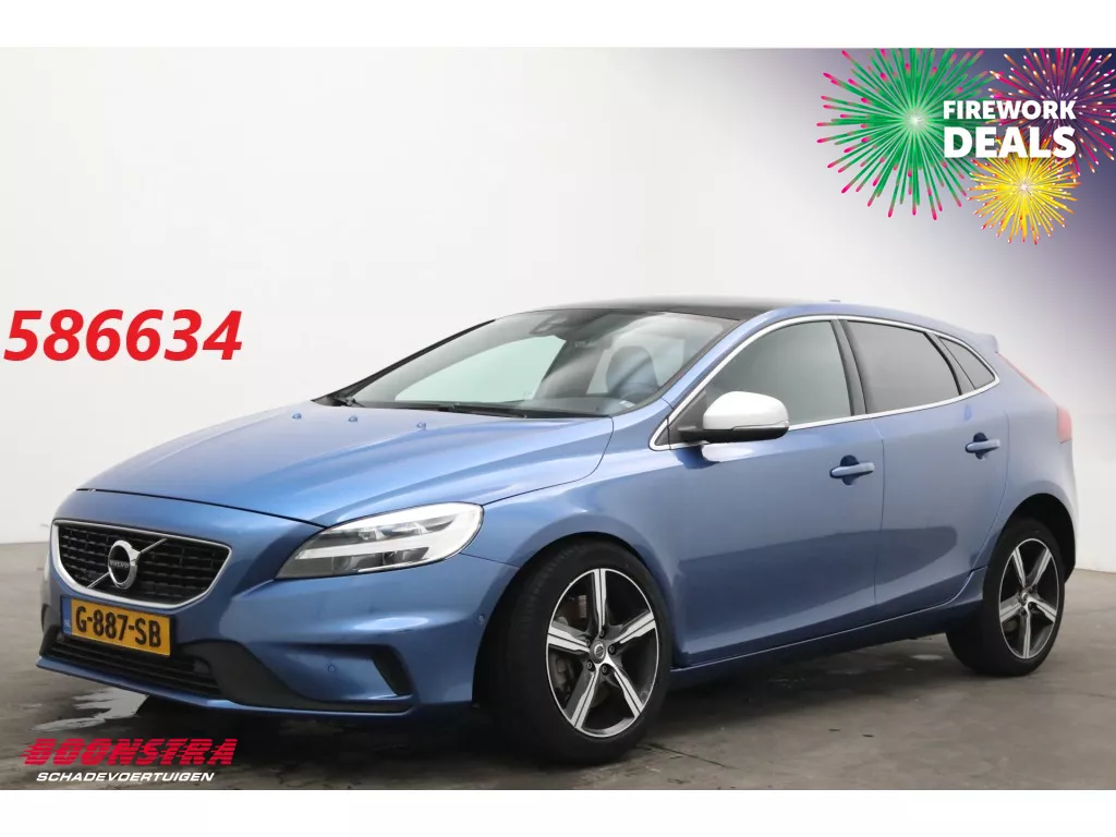 Volvo V40 1.5 T3 Aut. R-Design LED H/K Leder Navi Clima Cruise Camera SHZ PDC AHK