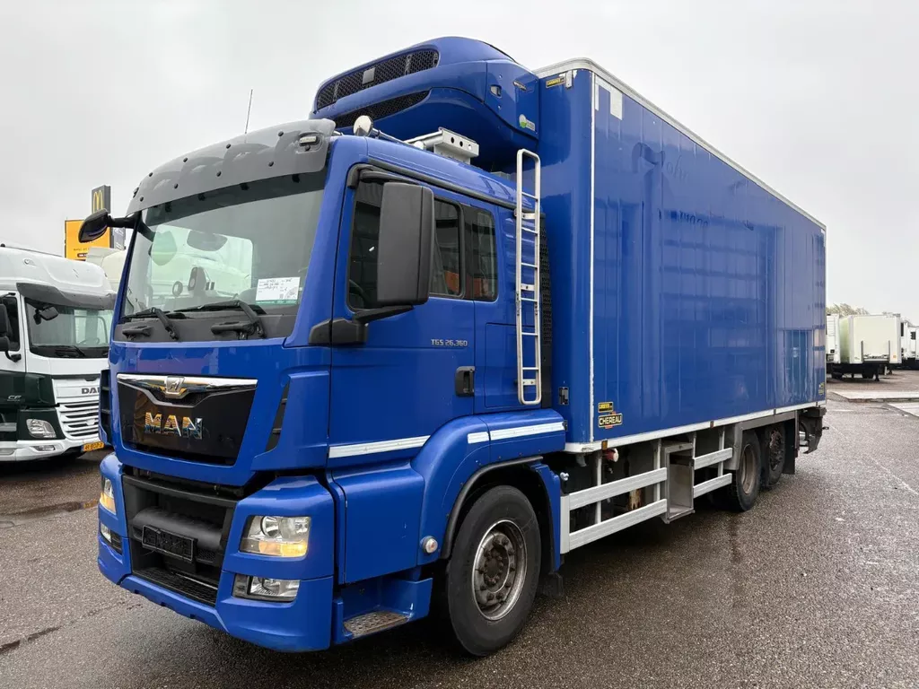 MAN TGS 18.360 Thermoking Spectrum,Chereau opbouw,laadklep,zijdeur ,
