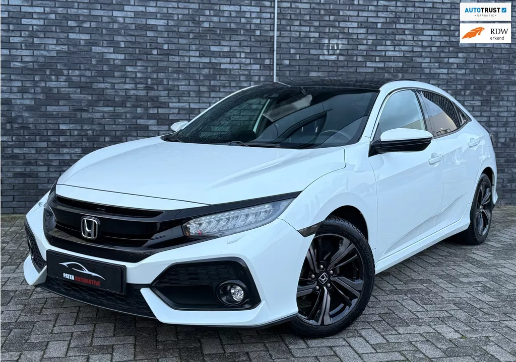 Honda Civic 1.0 i-VTEC Premium Pano|Camera|LKAS|ACC|BLIS|Carplay|Leder|Keyless|Vol Optie!!!