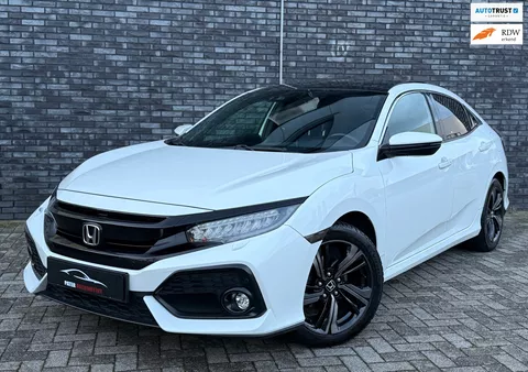 Honda Civic 1.0 i-VTEC Premium Pano|Camera|LKAS|ACC|BLIS|Carplay|Leder|Keyless|Vol Optie!!!