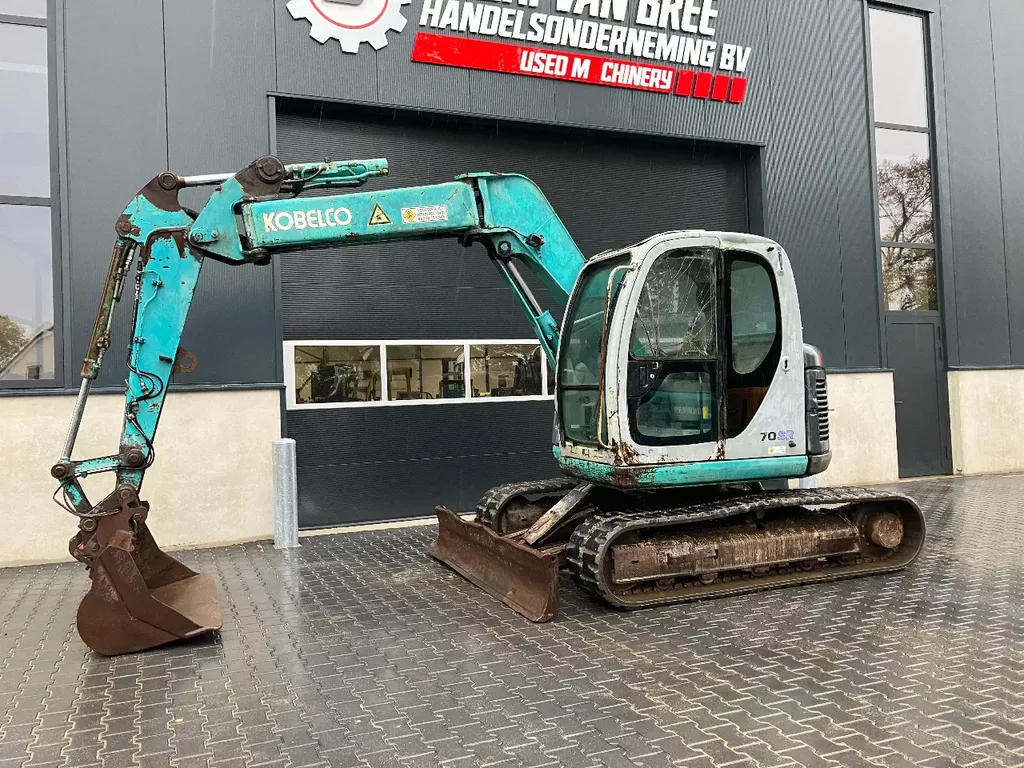 te koop kobelco 70SR midigraver/graafmachine