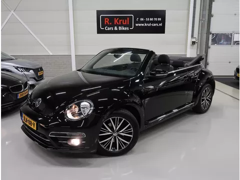 Volkswagen Beetle Cabriolet 1.2 TSI Sound Airco-ecc Navigatie App connect Sportvelgen 17 inch Parkeersensoren Windscherm Afdekhoes Boekjes aanwezig 2017 Facelift model Stoelverwarming Cabrio Zeer nette staat
