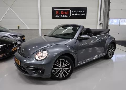 Volkswagen Beetle Cabriolet 1.2 TSI Sound 2018 App connect Navigatie Stoelverwarming Cruise control Sportvelgen 17 inch Airco-ecc Elektrische kap Alle rekeningen aanwezig Zeer nette staat Facelift model Cabrio Lage kilometerstand
