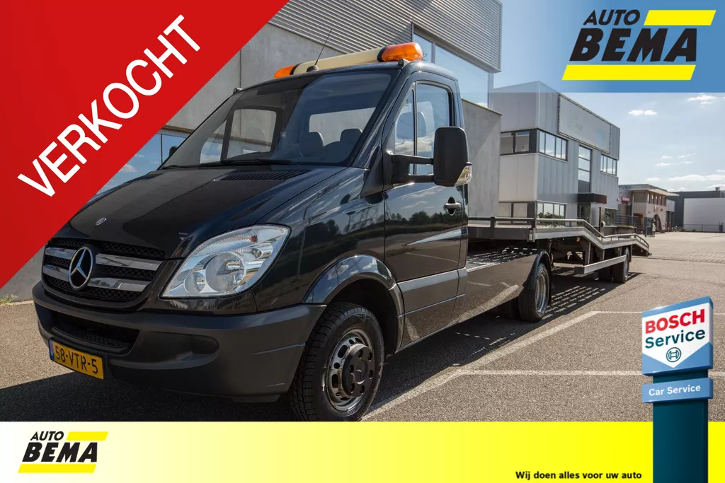 Mercedes-Benz Sprinter 518 3.0 CDI 366 DC BE combinatie. Autotransporter