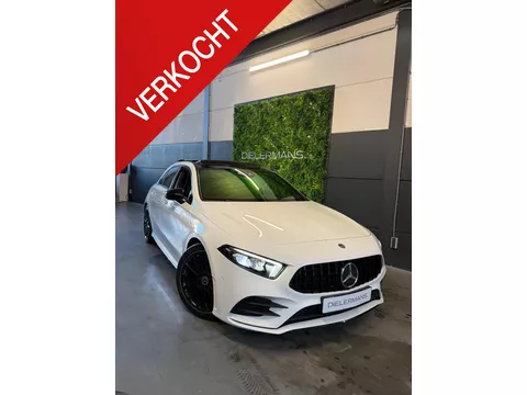 Mercedes-Benz A-klasse 200 Business Solution AMG Panorama dak | Sfeerverlichting | Groot display | Burmester | Vol in de opties