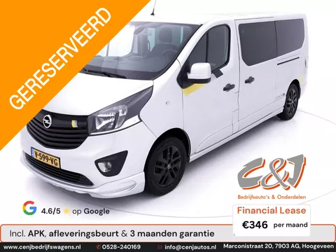 Opel Vivaro 1.6 CDTI L2H1 Dubbele cabine irmscher # 174 luxe leder navi cruise lease 346,- p/md