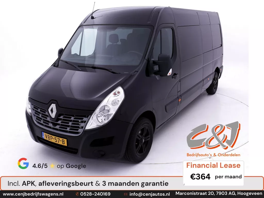 Renault Master T35 2.3 dCi L3H2 Energy Dubbel Cabine Airco LMV &euro;364,- p/md