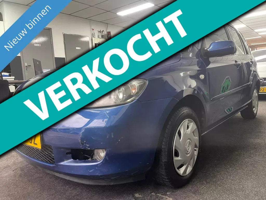 Mazda 2 1.4 Touring 1e Eigenaar NAVI Airco ELC Ramen N.A.P N.W.A.P.K Nette Auto Zeer Zuinig!!!