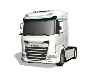 DAF XG 530 WIT SPIEGELS EXCLUSIVE AUDIO ADR