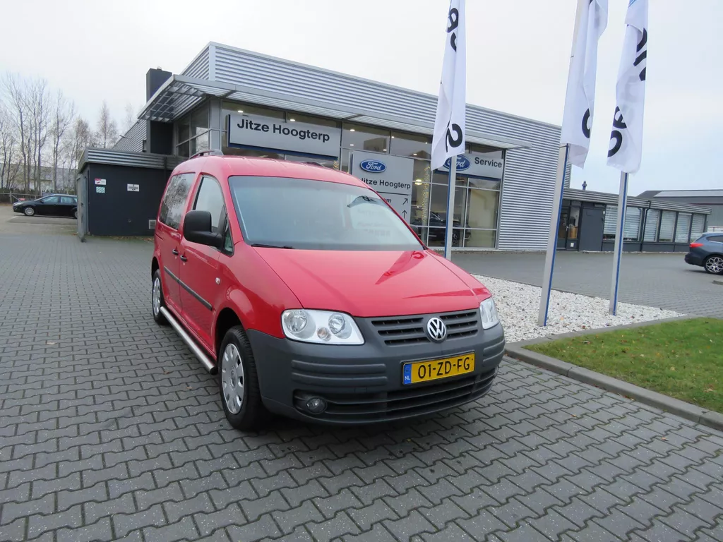 Volkswagen Caddy 1.6 Optive Comfort 5p. AIRCO,TREKHAAK,CRUISE.zo mee  LEUKE HONDE AUTO.