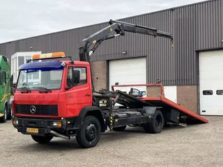 Mercedes-Benz 1117 / Only 131.283 km !! / Recovery Truck - Bergings - Abschlepp - Depannage / Palfinger kraan + Plateau + Lepel + Lier / Opbouw 1999 / NL truck