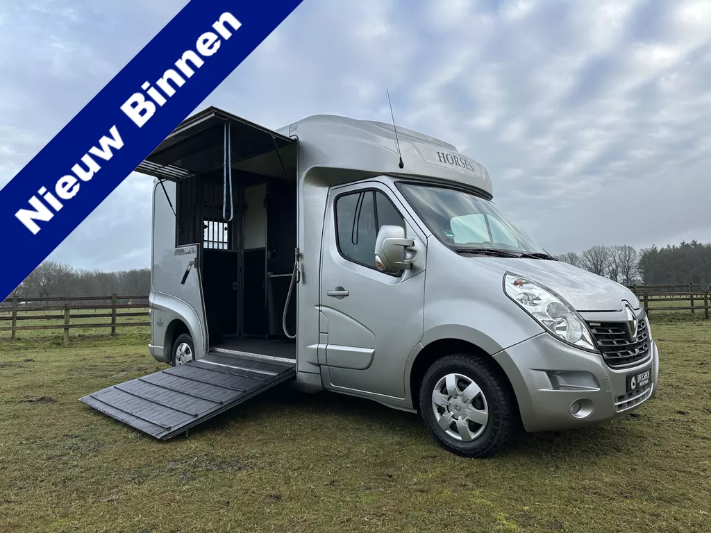 Renault Master 2-paaards paardenvrachtwagen Automaat B-rijbewijs!