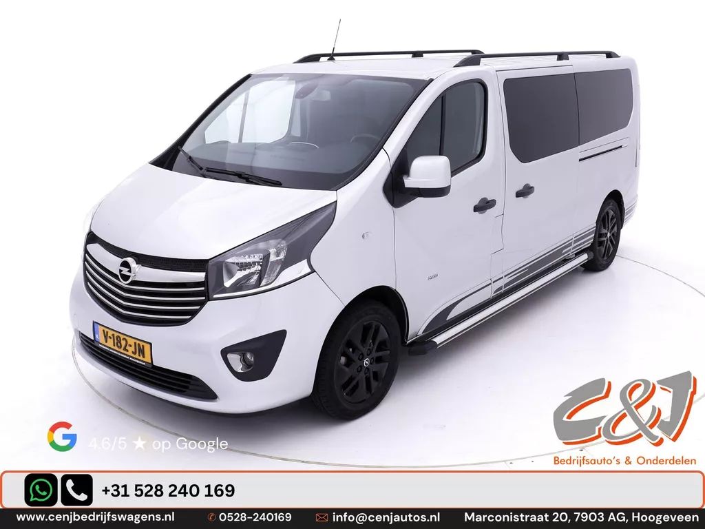 Opel Vivaro 1.6 CDTI L2H1 Dubbele Cabine innovation #136 ecc leder luxe lease 418,- p/md