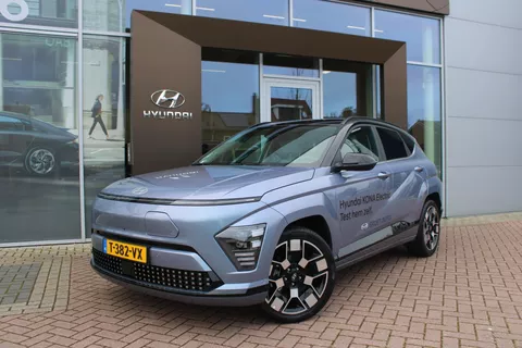 Hyundai Kona Electric Premium Sky 65.4 kWh Automaat Leer Airco 360 Camera Carplay Demo Nieuwstaat