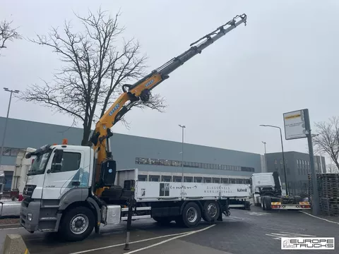 Mercedes Axor 2536 Steel/Air - Belgian Truck - Effer 305.11 6S Crane - Remote Control T07322