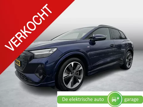 Audi Q4 e-tron 40 Launch edition S Competition 77 kWh | SoH 91% | WLTP 488km rijbereik | Trekhaak | Led | Voorverwarming | Stoelverwarming | Pano | Head-up display |