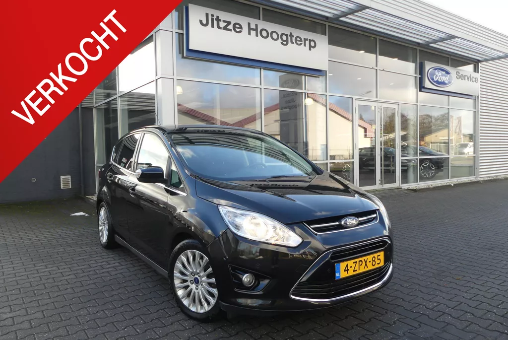 Ford C-Max 1.6 EcoBoost Edition Plus TREKHAAK (1.500KG), CRUISE, CLIMA, VOORRUITVERWARMING, CAMERA, PDC V&amp;A, ELEKT. RAMEN, BLUETOOTH, 175.443KM