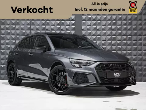 Audi A3 Sportback 45 TFSIe S | Pano | B&amp;O | 19"| Memo | HUD | Amb 30kl | E. Klep | Massage