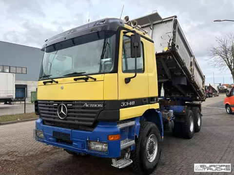 Mercedes Actros 3348 Full Steel - EPS 3 Ped - 6x6 - Airco T07177