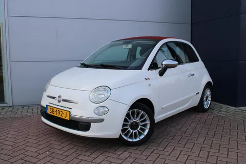 Fiat 500 C 1.2 Lounge Cabrio Leer Airco Zeer mooi Nederlandse auto