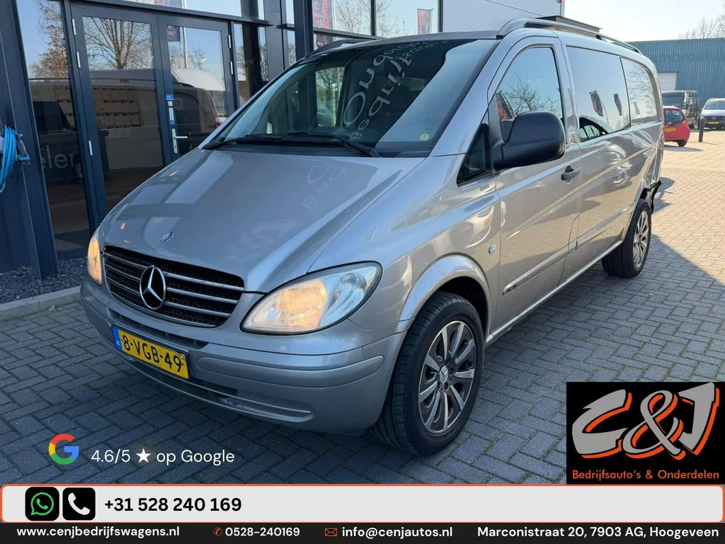 Mercedes-Benz Vito 115 CDI 320 Lang DC luxe achterschade, cruise, airco, MARGE