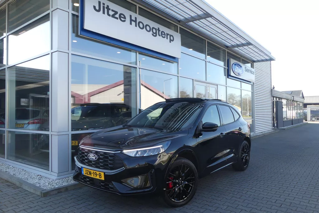 Ford Kuga 2.5 PHEV ST-Line X ELEKT. TREKHAAK (2.100KG), BLACK PACK, PANO, MEMORY, 360&deg; CAMERA, WINTER PACK, ADAPT. CRUISE, CLIMA, NAVI, PDC V&amp;A, APPLE CARPLAY/ANDROID AUTO, BLIS, KEYLESS, ELEKT. ACHTERKLEP, ELEKT. STOEL, LANE ASSIST, B&amp;O, 11KM
