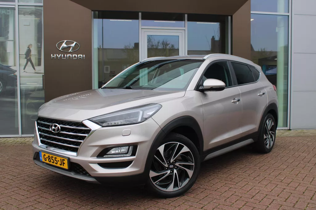 Hyundai Tucson 1.6 T-GDI 177pk Premium Automaat Leer Airco Navi Camera Trekhaak VOL!!!! dealer onderhouden