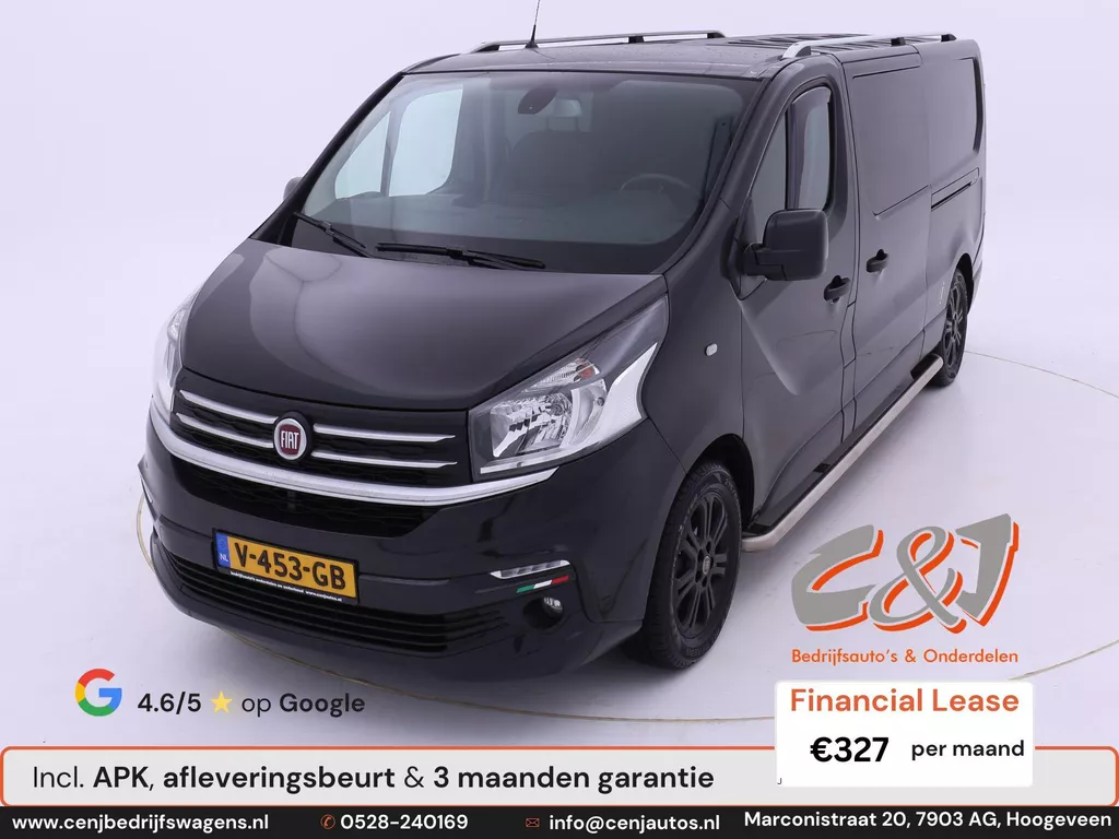 Fiat Talento 1.6 MJ L2H1 DC SX Limited Edition 09/100 lease &euro;327 p/mnd 60 mnd